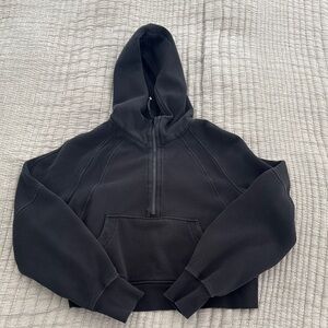 Black Hooded Sweatshirt - Lulu Lemon